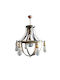 DITS Lighting Πολυέλαιος 6xE27 Μπρούτζινος D1-30417-0307