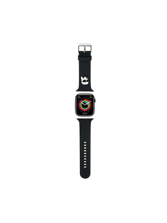 Karl Lagerfeld Λουράκι Μαύρο (Apple Watch 38/40/41mm)