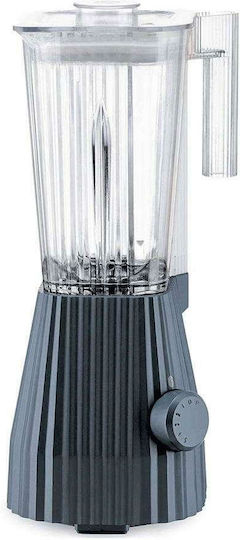 Alessi Plisse Mixer mit Kanäta Tritan 1,5 l 700W Grau