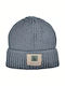 Kids Beanie Knitted Gray