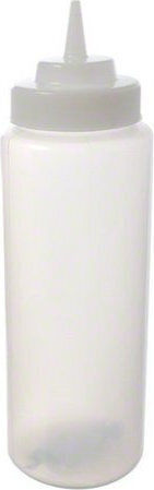 Tablecraft Durchsichtige Flasche für Soße mit einer Kapazität von 947.2ml