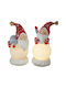 +Efo Illuminated Christmas Plastic Figure Dwarf Length 9cm 2pcs