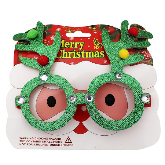 Weihnachts-Brillen mit Muster Rentier