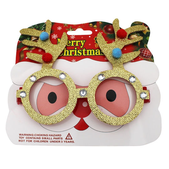 Weihnachts-Brillen mit Muster Rentier