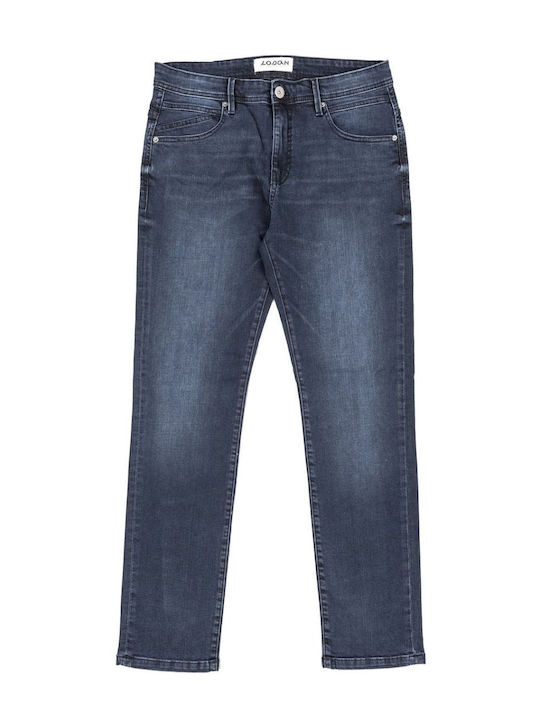 Men's Jeans Pants with Slim Fit Blue