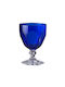 Mario Luca Giusti Glass Water made of Plastic in Blue Color Goblet
