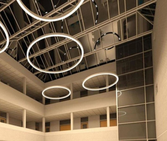 Aca LED Γραμμικό Φωτιστικό Οροφής 27W Φυσικό Λευκό 100εκ.