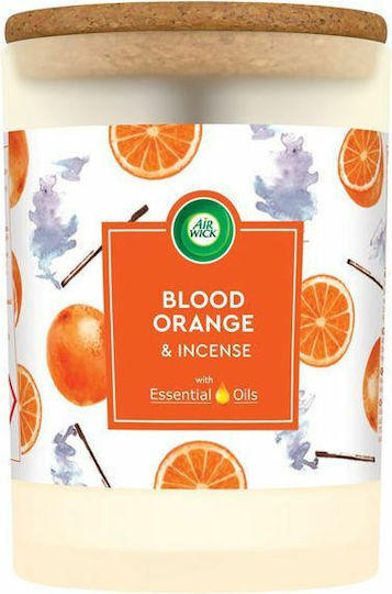 Airwick Αρωματικό Κερί σε Βάζο με Άρωμα Blood Orange & Incense 185gr
