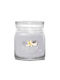 Yankee Candle Scented Soy Candle Jar with Scent Smoked Vanilla & Cashmere Signature Gray 368gr 1pcs 1630023