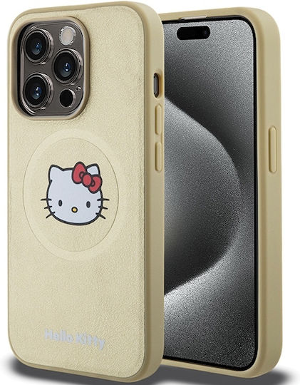 Hello Kitty Задна корица Пластмаса Златист (iPhone 15 Pro)