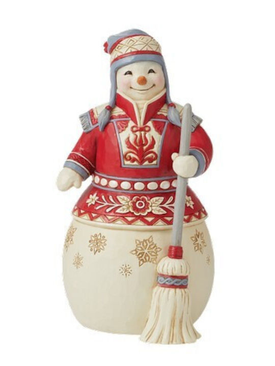Enesco Christmas Figure SNowman Height 21cm