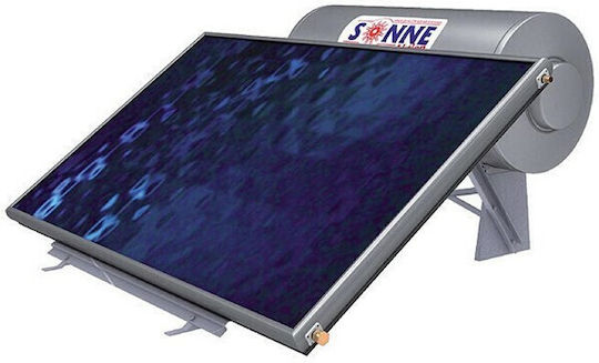 Sonne Phaethon Ηλιακός Θερμοσίφωνας 160lt Glass Τριπλής Ενέργειας 2.4τ.μ. Οριζόντιος Χαμηλού Ύψους Επιλεκτικός