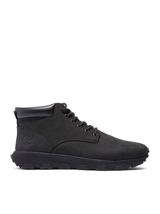 Winsor Park Chukka Leather Black Men's Boots Anatomical