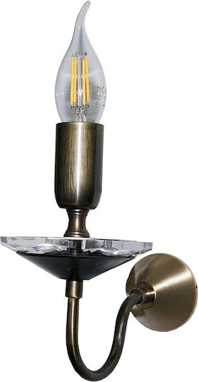 DITS Lighting Lumină de Perete cu Soclu E14 Bronz