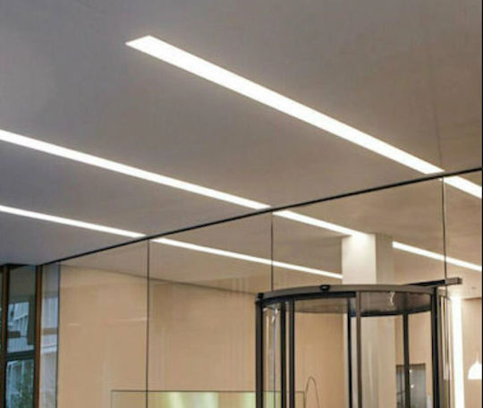 Aca LED Комерсиално Линейно Осветление Вградено Светило Таван 41W Неутрално бяло 149см.