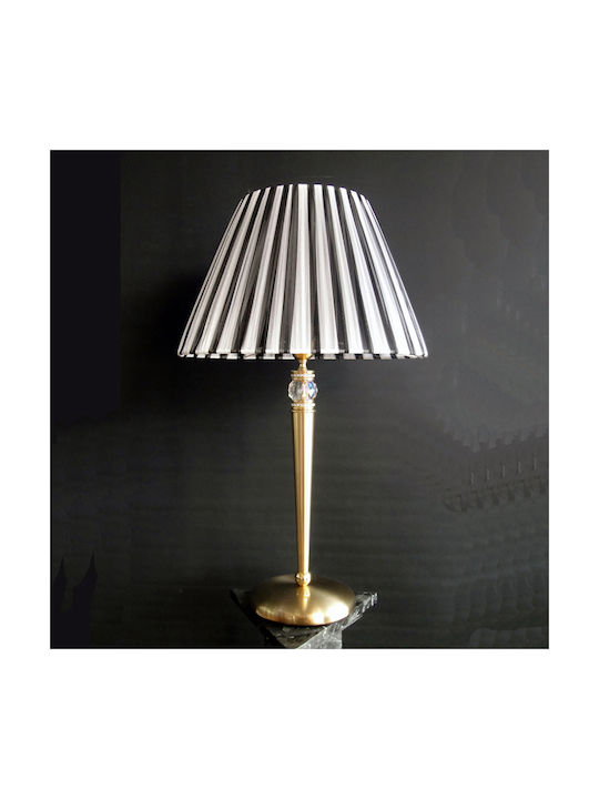 DITS Lighting Κρυστάλλινο Πορτατίφ με Ασημί Καπέλο