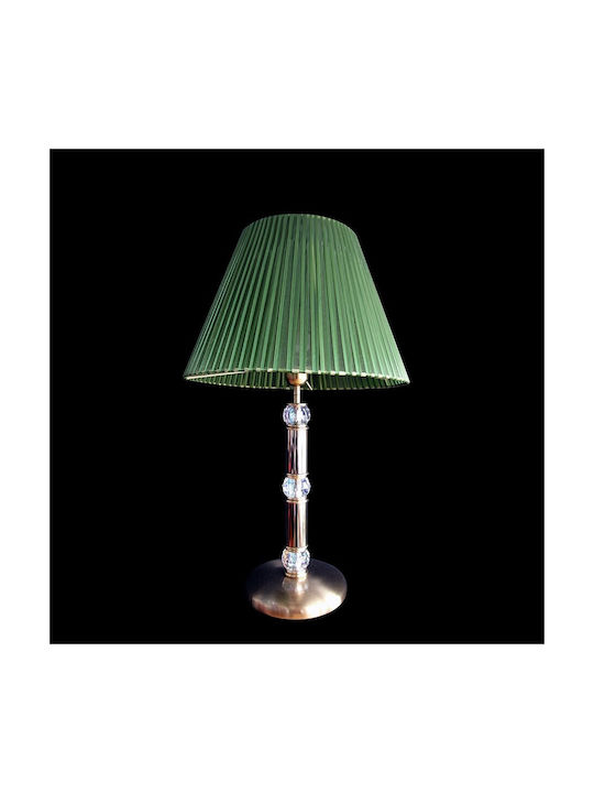 DITS Lighting Κρυστάλλινο Πορτατίφ με Πράσινο Καπέλο