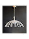 DITS Lighting Gold Ceiling Light with Crystals