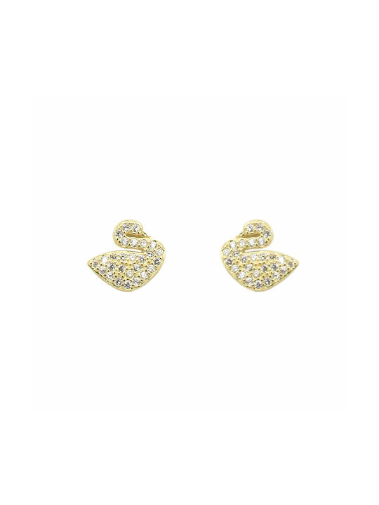 SilverStyle Earrings made of Silver Gold Plated