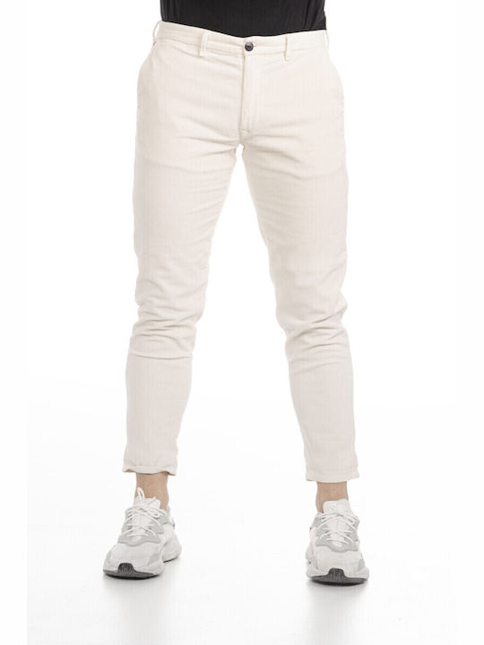 Scinn 223 Pantaloni pentru bărbați Elastice cu Croială Lejeră OFFWHITE PRD44912