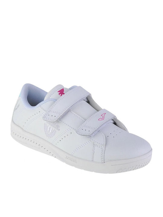 Joma Kinder Sneakers mit Klettverschluss Weiß