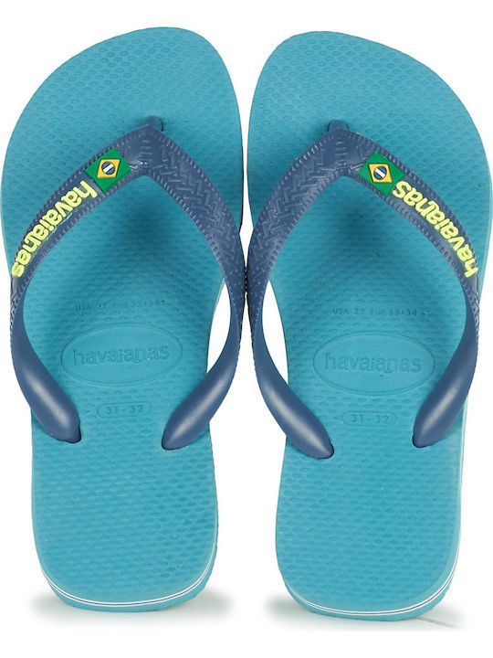 Havaianas Brasil Logo Damen Zehentrenner in Hel...