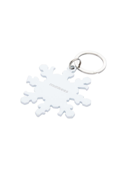 Munkees Christmas Keychain Opener White