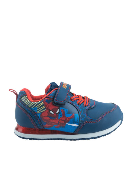 Spiderman Kinder Sneakers mit Klettverschluss Blau