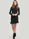Mini Abendkleid Schwarz