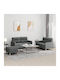 Set de Sufragerie 2 Scaune & 2 Scaune & Taburet Gri închis