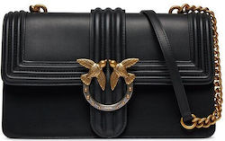 Pinko Love One Classic Γυναικεία Τσάντα Ώμου Μαύρη