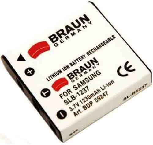 Braun Phototechnik Μπαταρία Φωτογραφικής Μηχανής 59247 Ιόντων-Λιθίου (Li-ion) 1230mAh Συμβατή με Samsung