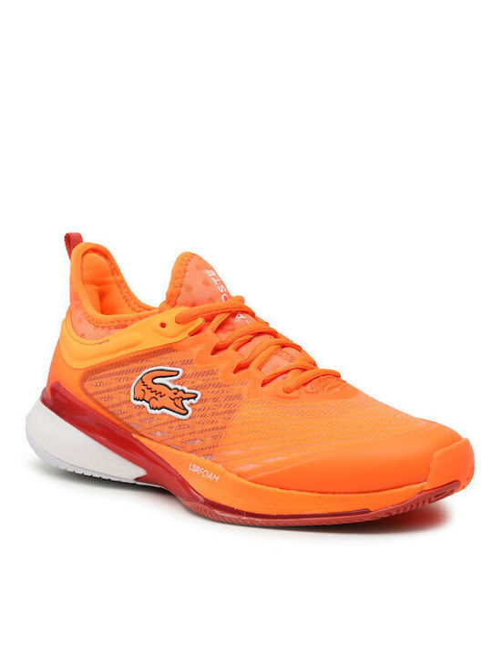 Lacoste 123 1 Sma Ανδρικά Sneakers Πορτοκαλί
