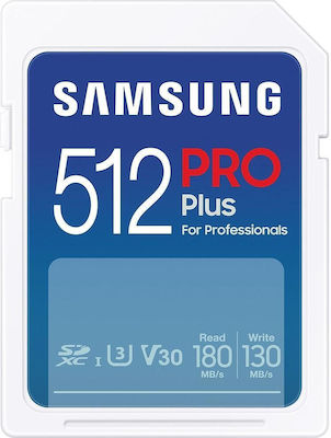 Samsung microSDXC 512GB Class 10 U3 V30 UHS-I