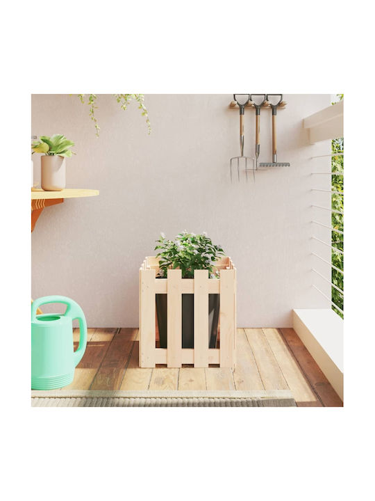 vidaXL Planter Box Lemn Roz 40x40x40cm.