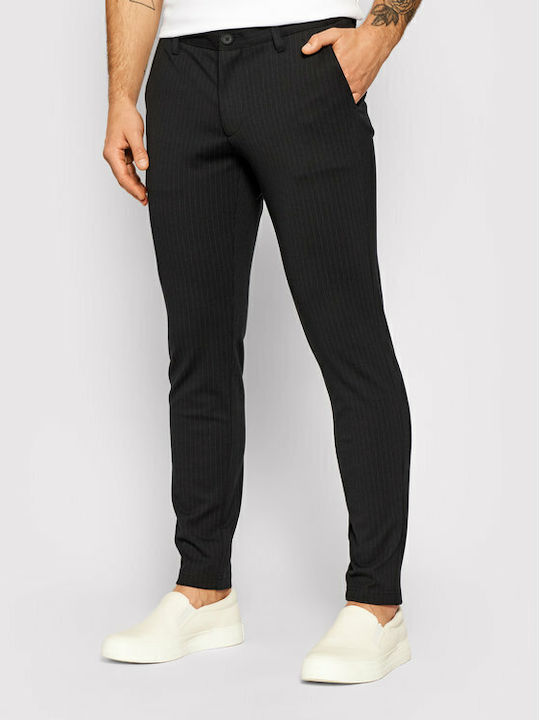 Παντελόνι Chino σε Slim Εφαρμογή Μαυρο