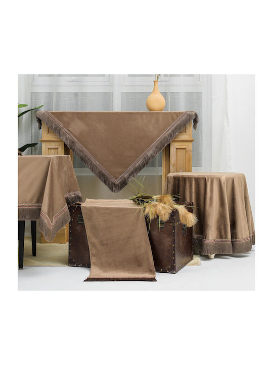 Liolios Home Τραπεζομάντηλο Cappuccino 160x220εκ.