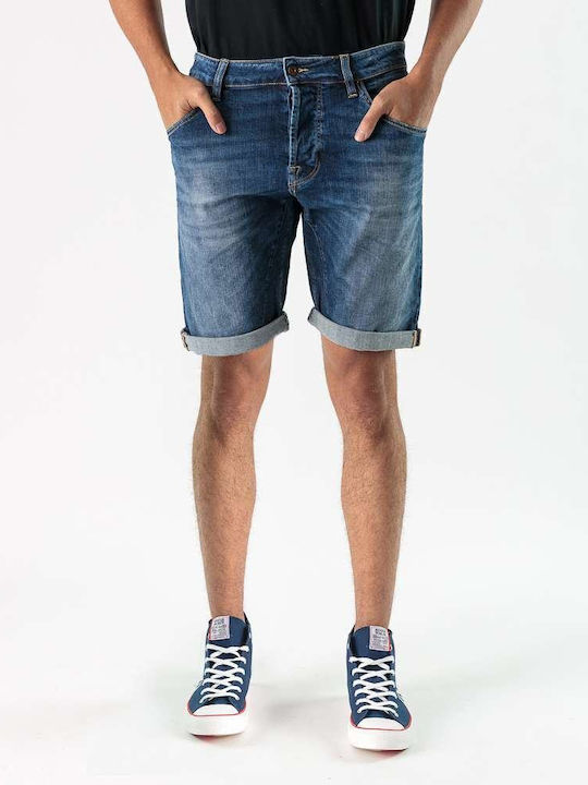 Devergo Gary Men's Shorts Jeans Blue