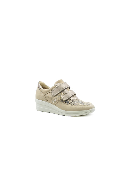 Imac Damen Anatomisch Sneakers Beige