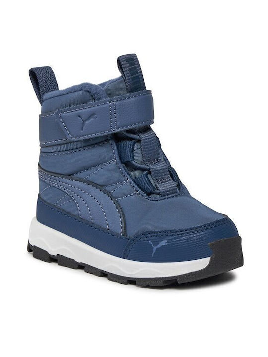 PUMA Evolve Boot Kinder-Schneestiefel Blau
