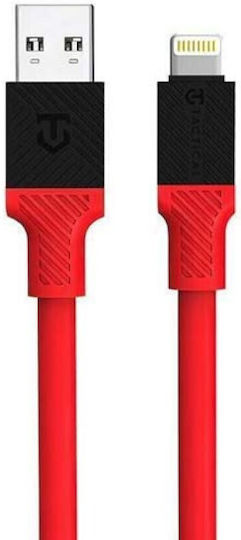 Tactical Regular USB-A la Cablu Lightning Roșu 1m (57983117394)