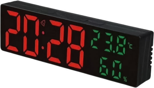 Масов Дигитален Часовник LED Черен FDDS3818L