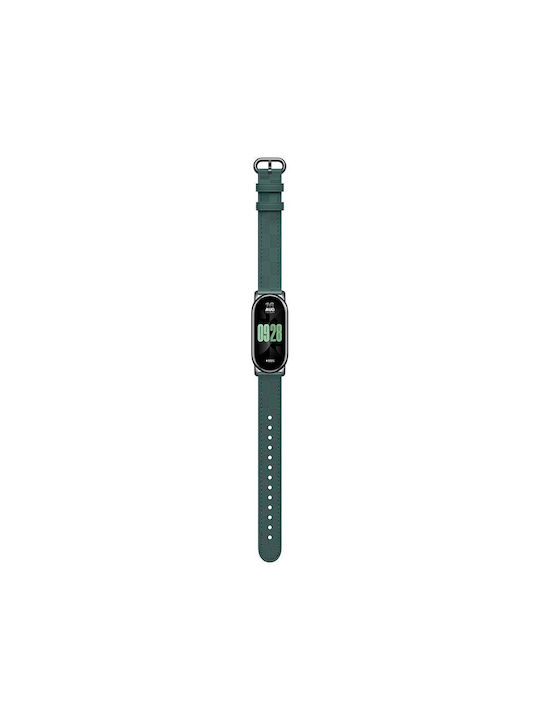 Xiaomi Strap Curea Piele Verde (Brățară inteligentă 8)