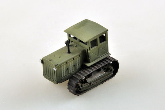 Easy Model Russian Chtz S-65 Tractor W Cab Figurină de Modelism Verde la Scară 1:72
