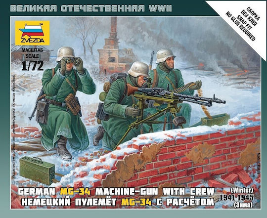 Zvezda Modeling Figure in Scale 1:72