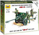 Zvezda Soviet Anti-tank Gun ''zis-3'' Modeling Figure in Scale 1:72