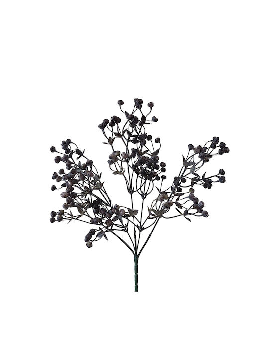 Artificial Decorative Branch Black 35cm 1pcs