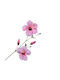 Artificial Decorative Branch Hibiscus Stem Pink 75cm 1pcs