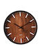 Wanduhr Hölzernes Braun Ø30cm