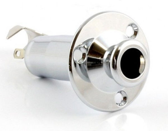 Music Accessories End Pin Acoustic Takamine Jack Stereo Chrome Βύσμα Ασημί (EP4605)